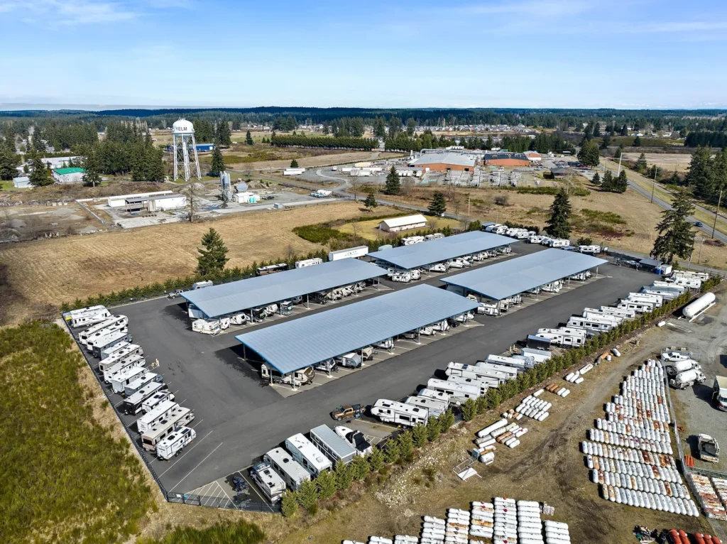 RV Storage in Mason City Facility