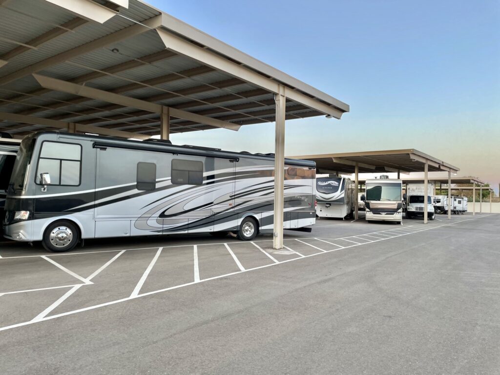 Covered RV Storage