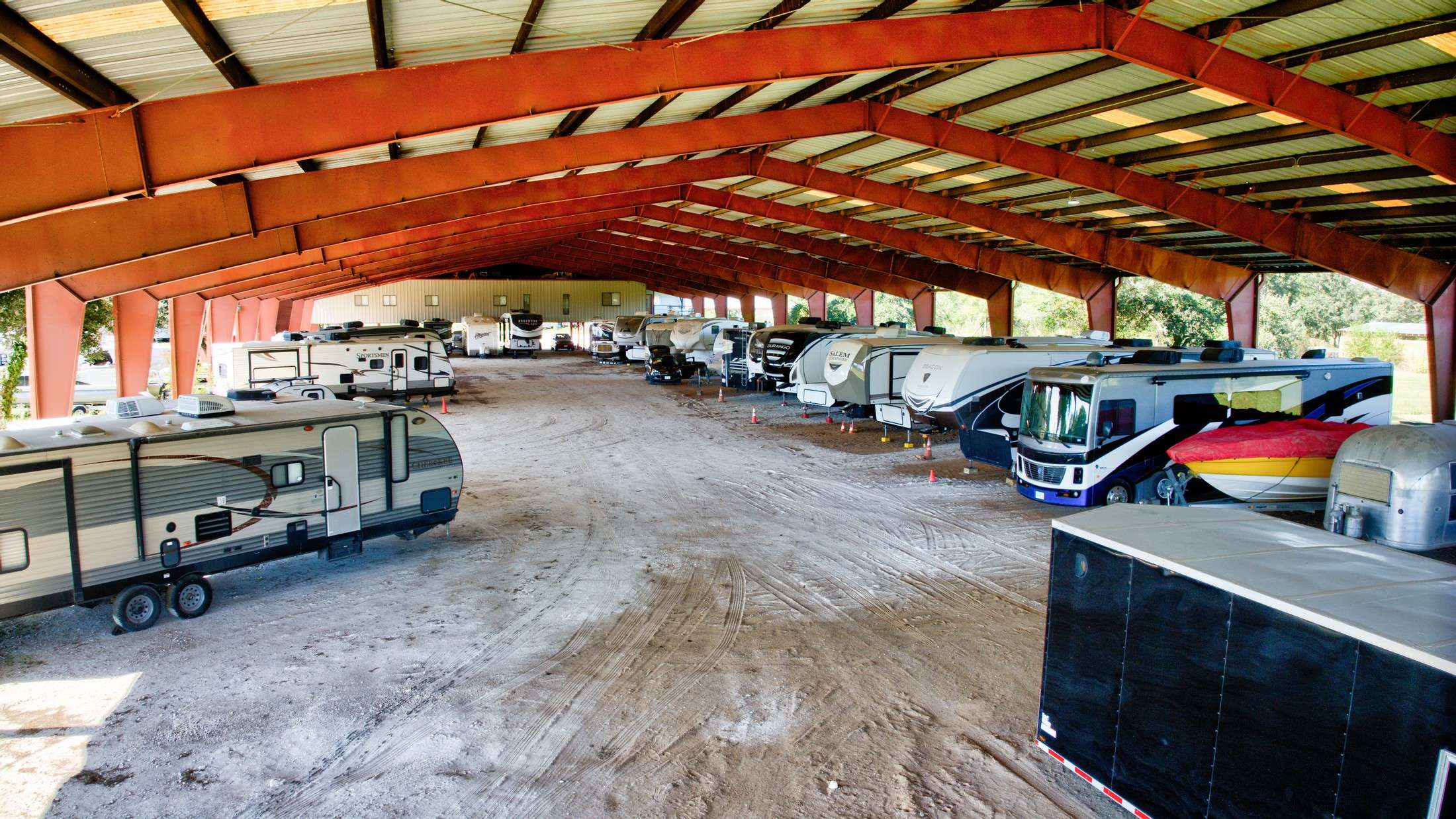 Covered RV Storage