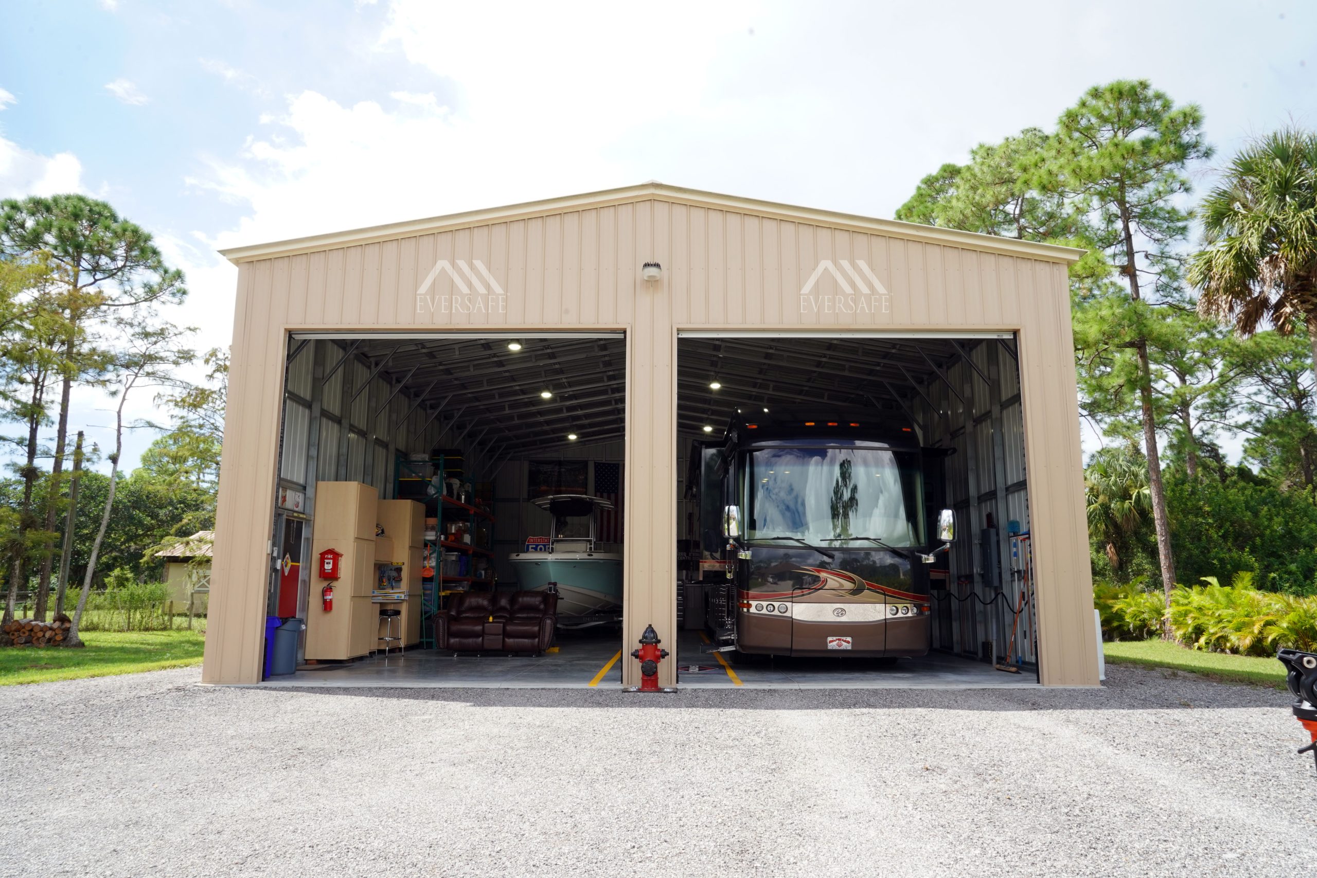 Covered RV Storage