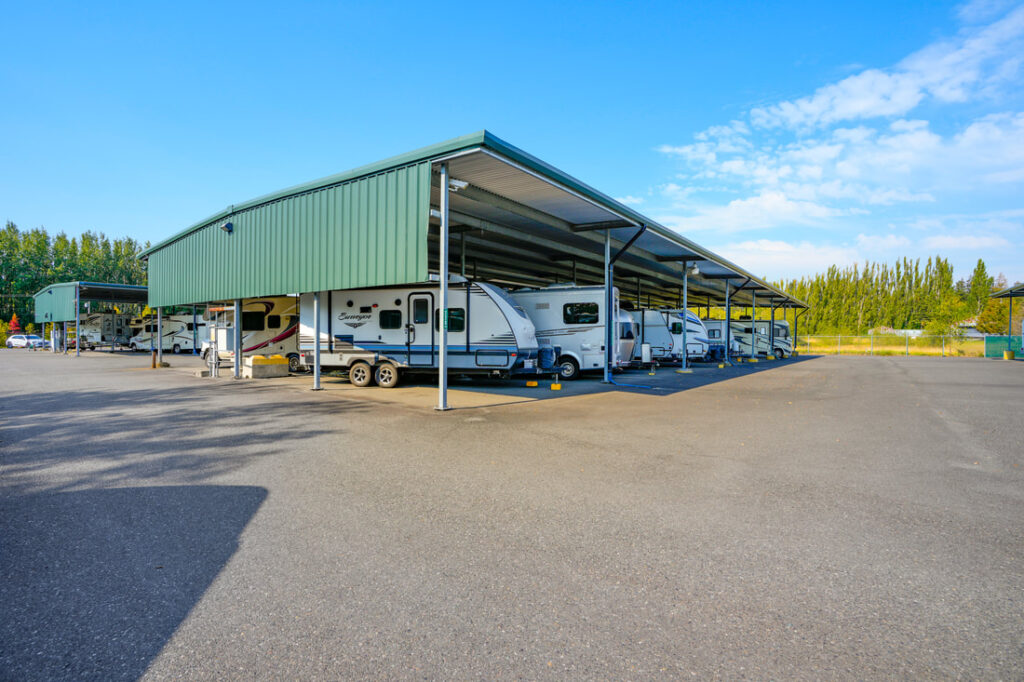 Covered RV Storage