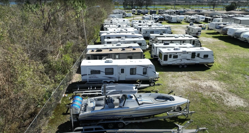 Outdoor RV & Boat Storage