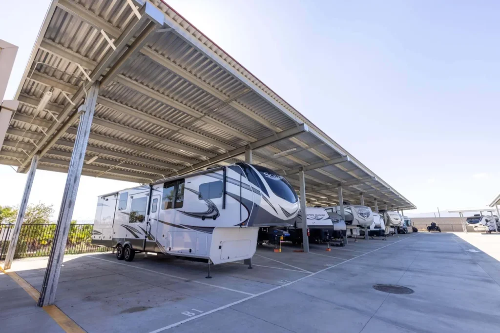 Covered Boat Storage