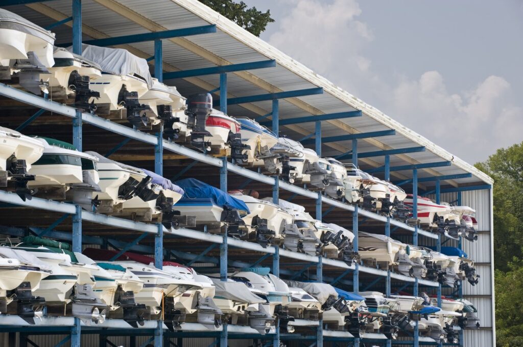 Covered Boat Storage