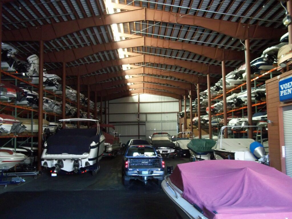 Covered Boat Storage